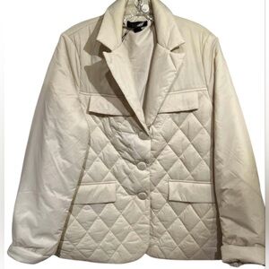RENUAR Women's Oyster Puffer Jacket Quilted Pockets Lightweight Size XL NEW